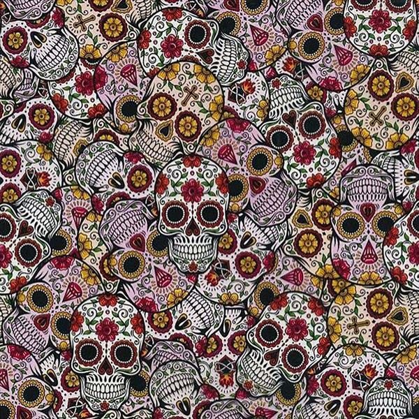 Lámina hidroimpresión con diseño de calavera 100cm x 100cm - Chorro de